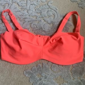 Neon Coral underwire bikini top XL - Old Navy
